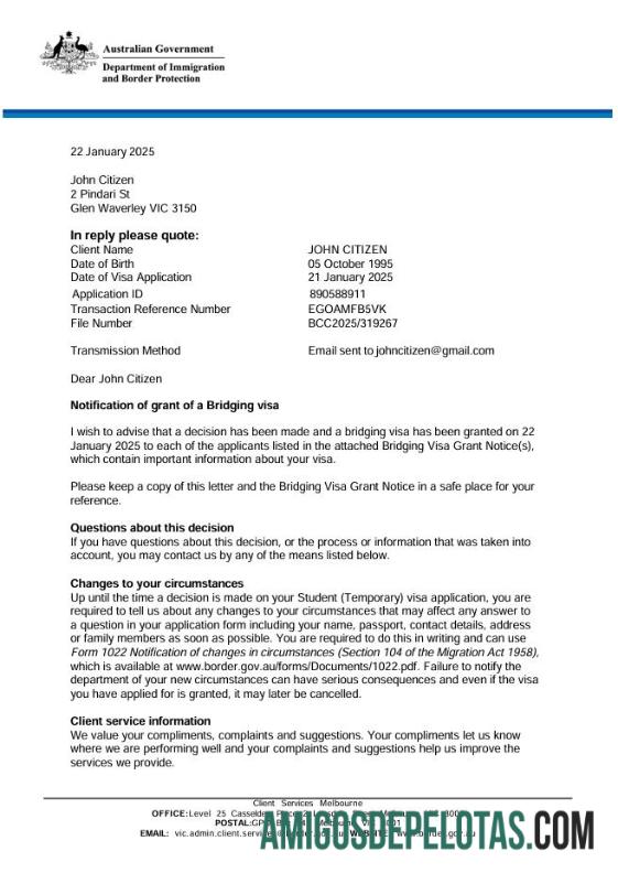 para download Modelo de visto E da Austrália em formatos Word e PDF